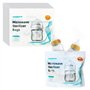 ECOOPTS Lot de 12 sacs de stérilisation à vapeur pour micro-ondes - Sacs à vapeur réutilisables pour biberons et tire-lait - Piè