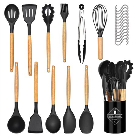 24 Pièces Kit Ustensiles de Cuisine