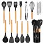 24 Pièces Kit Ustensiles de Cuisine