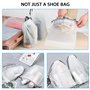 MEETTIKEY 5 Sacs à Chaussures, Sacs à Chaussures Transparents de Voyage avec Cordon de Serrage Organisateur de Chaussures pour H