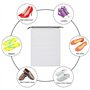 MEETTIKEY 5 Sacs à Chaussures, Sacs à Chaussures Transparents de Voyage avec Cordon de Serrage Organisateur de Chaussures pour H
