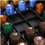HiveNets Capsule Support Compatible avec Nespresso Café Pod Tiroir Métal Stockage pour 60 Pcs