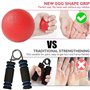 3 Pièces Silicone poignée balle, Anti-Stress Balle, Balle Reeducation Main, Personnes âgées Réadaptation Balles de Résistance Ba