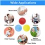 3 Pièces Silicone poignée balle, Anti-Stress Balle, Balle Reeducation Main, Personnes âgées Réadaptation Balles de Résistance Ba