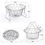 Xrten Panier à Frire, Panier a Salade Tamis Cuisine Inoxydable Fry Extensible Chef Panier Cuisine