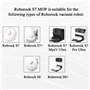 roborock S8/S8+/S7/S7 Maxv Ultra/S7 Pro Ultra Accessoires d'origine, Serpilliere Pièces de Rechange 2 Pièces