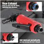 WORKPRO Meuleuse d'Angle à Air 6,3 mm (1/4") Multifonctionnelle, Meuleuse d'Angle Pneumatique - Pression Maximale 6,3 bar, 20,00