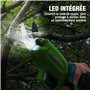 WORKPRO Sécateur Électrique 7,2 V, Professionnel Secateur Electrique avec Lames en SK5, Batterie 2000 mAh, Diamètre de Coupe de 