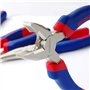 WORKPRO Jeu de Pinces en Cr-V Pince Multiprise, Pince Universelle, Pince Coupante, Pince à Bec Long et Clé à Molette pour Répara