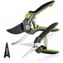 WORKPRO Jeu de Sécateur de Jardin Professionnel 2 Pièces (210mm/160mm)
