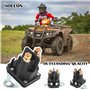SOLLON Relais de Solénoïde de Démarreur 12V 4 Broches Contacteur 12 volts 862-1241-211-12, Convient pour Tracteur Tondeuse, Moto