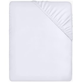 Utopia Bedding Drap Housse - Blanc, 200 x 220 cm - Coupes de 35 cm pour Matelas épais - Microfibre brossée Utopia Bedding Drap Housse - Blanc