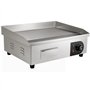 VEVOR Plancha Électrique 54x30 cm 3 kW Plaque à Snacker Électrique Commerciale Plaque de Cuisson en Fer Antiadhésive Température