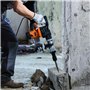 VEVOR Marteau de Démolition 1400 W Marteau-Piqueur 19 J 2900 BPM Marteau Perforateur avec 2 Burins Remplaçables Poignée Rotative