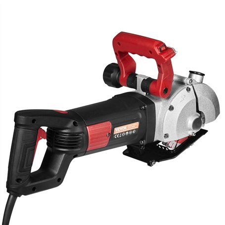 VEVOR Découpeuse de Cannelure de Mur Rainure Profondeur 41 mm Machine de Découpe de Rainures Murales 4800 W 220 V Découpeuse Éle