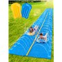 Sloosh Grand Toboggan Aquatique 914,4 x 182,8 cm, Toboggan pour pelouse avec arroseur intégré et 2 Planches gonflables pour Glis