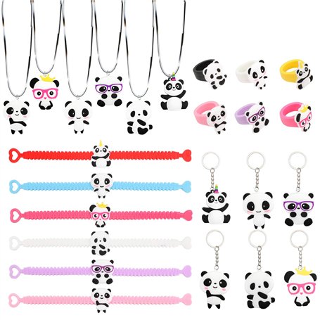 HOWAF 24pcs Anniversaire Panda Cadeau