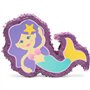 Pinata sirène pour les décorations de fête d'anniversaire pour filles (petite taille, 40 x 29 x 8 cm)