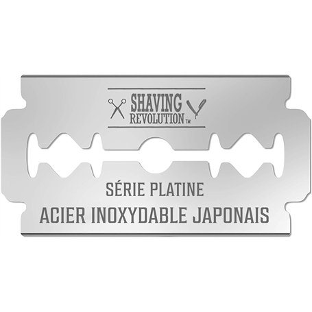 Viking Revolution 100 Lames Rasoir De Sureté - Pack Securite En Acier Inoxydable Japonais Pour Un Rasage Doux