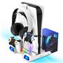 Station de Refroidissement avec Ventilateurs pour Console PS5 Slim