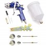 IPOTOOLS Pistolet à Peinture HVLP H-827P - Professionnel Pour Carrosserie, Godet 600 ML, Buse Acier Inoxydable 1.3mm + 2 Jeux...