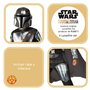 costume officiel de la série Mandalorian avec détails imprimés