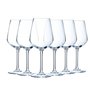Luminarc - Collection Vinetis - 6 verres à pied 40 cl - Design moderne et élégant - Fabriqués en France - Emballage renforcé