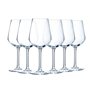 Luminarc - Collection Vinetis - 6 verres à pied 30 cl - Design moderne et élégant - Fabriqués en France - Emballage renforcé