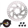 MotuTech Disque de Frein pour Xiaomi 4 Mi 4/4 Pro 130mm 5 Trous Pièces de Rechange Accessoire Acier Inoxydable