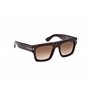 Tom Ford Lunettes de Soleil FAUSTO FT 0711 DARK HAVANA/LIGHT BROWN SHADED 53/20/145 unisexe