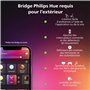 Philips Hue White & Color Ambiance ECONIC Applique extérieure montante - Noir, fonctionne avec Alexa, Google Assistant et Apple 