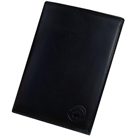 Portefeuille Cuir - Portefeuille Carte Grise - Portefeuille permis de Conduire - Portefeuille RFID - Format 3 Volets - Design fr