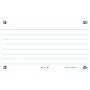 Oxford Flash 2.0 - 80 Fiches Bristol Flash Cards 7,5 x 12,5 cm Ligné Cadre Blanc
