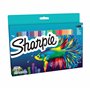 Sharpie Set de marqueurs permanents | Édition limitée Assortiment de couleurs Assortment | Pointe fine | 18 feutres marqueurs |