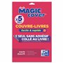 OXFORD 5 Feuilles Couvre‐livres Magic Cover A4 PP Lisse Epaisseur 7