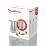 Bouilloire électrique Moulinex Subito inox finition beige, Indicateur 1tasse, Ouverture à une main, boule a thé, BY5S1AE0, Rise