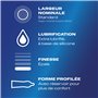 Durex - Préservatifs Extra Lubrifiés – Epais - 40 Préservatifs
