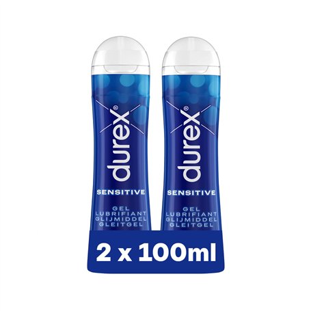 Durex - Lot de 2 Lubrifiants Gel Sensitive - 2x100ml