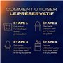 Durex Intensity - 50 préservatifs Homme XL Sans Latex Ultra Fins Ultra Lubrifiés - Plus de Chaleur Corporelle Partagée* - Taille