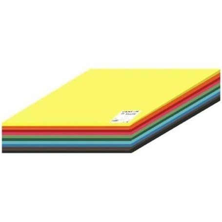 CANSON Iris Vivaldi - Assortiment 120 feuilles de papier couleur A4-185g/m² - Couleurs vives