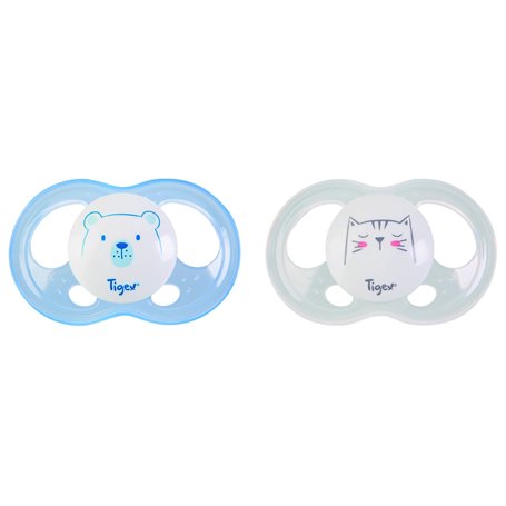 Tigex Soft Touch Set de 2 Sucettes Taille 0-6 Mois