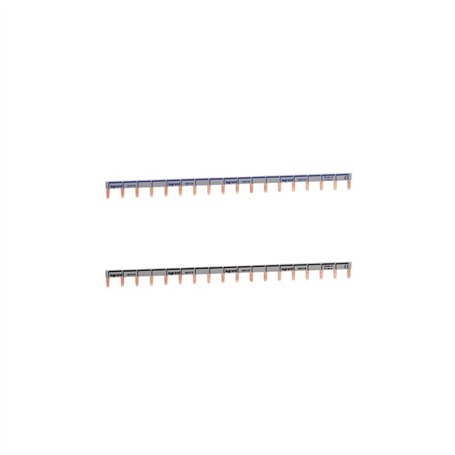 Peigne d'alimentation universel Phase + Neutre - 1P - 18 modules