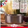 MENASTYL - Casserole Triply 18cm en inox - Fabriquée en France - Compatible tous feux dont induction - 6020490