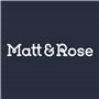 MATT & ROSE Parure de Lit 220x240 cm Tendance CÉRAMIQUE Imprimée Réversible | 100% Coton | Oeko-Tex | Housse de Couette 220x240