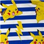 Pokemon Spike Parure de lit Enfant 1 Personne | 100% Coton | Oeko-TEX | Housse de Couette 140x200 cm + Taie d'oreiller 63x63 cm