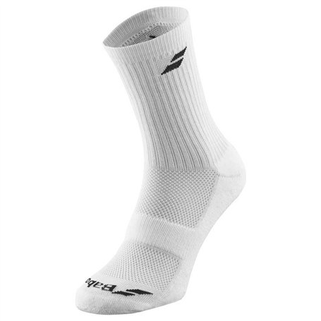 Babolat Lot de 3 paires de chaussettes de tennis Blanc Taille 35/38