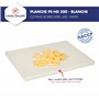 Planche PE HD 500 - blanche - 400 x 300 x 20 mm