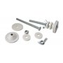 SOMATHERM FOR YOU - Lot de 2 fixations pour fixer le réservoir de WC sur la cuvette
