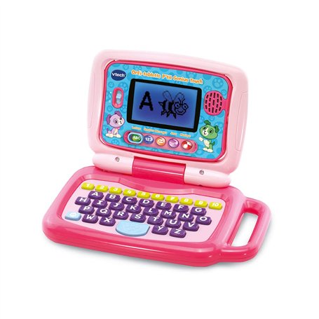 VTech - Tablet Ordi-P'tit Genius Touch Rose – Ordinateur pour Enfant