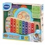 VTech - Xylo-Tambourin Lumi Magique, Instrument de Musique Enfant 2 en 1, Xylophone et Tambourin Partiellement en Bois, Jouet d'